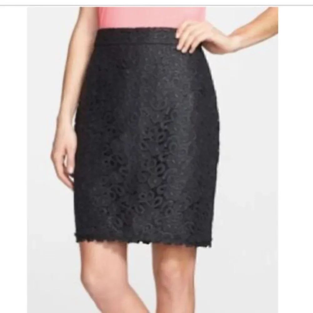 Kate Spade New York "Judy" Lace Pencil Skirt